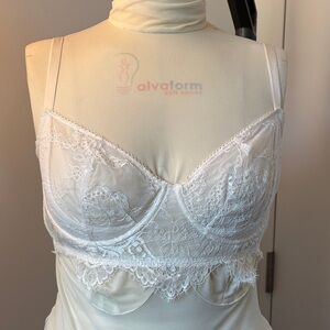 Victoria's Secret White Lace Bralette